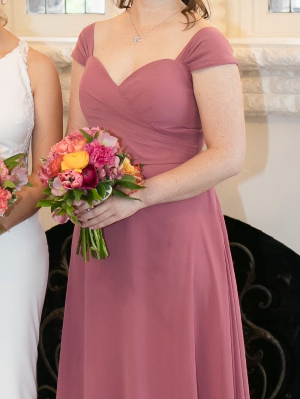 Morilee "rosewood" bridesmaid dress